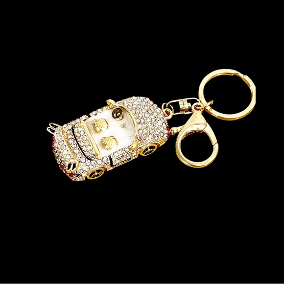 Luxury Bling Car Keychain | Rhinestone Crystal Key Ring - Picture 1 of 14